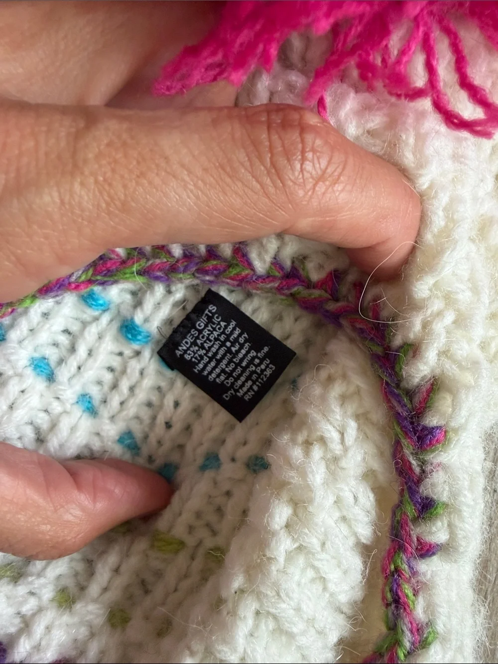 Andes Gifts cozy cream